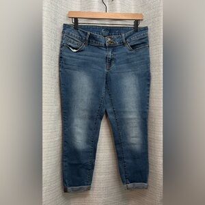 GAP Essentials | Blue Cuffed Ankle Cropped Jeans | 12P